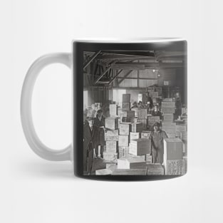 Bootleg Whiskey Warehouse, 1920. Vintage Photo Mug